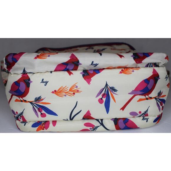 Lug Wrangler Crossbody Bag in Cardinal Cream Design, RFID Protected - Picture 6 of 16